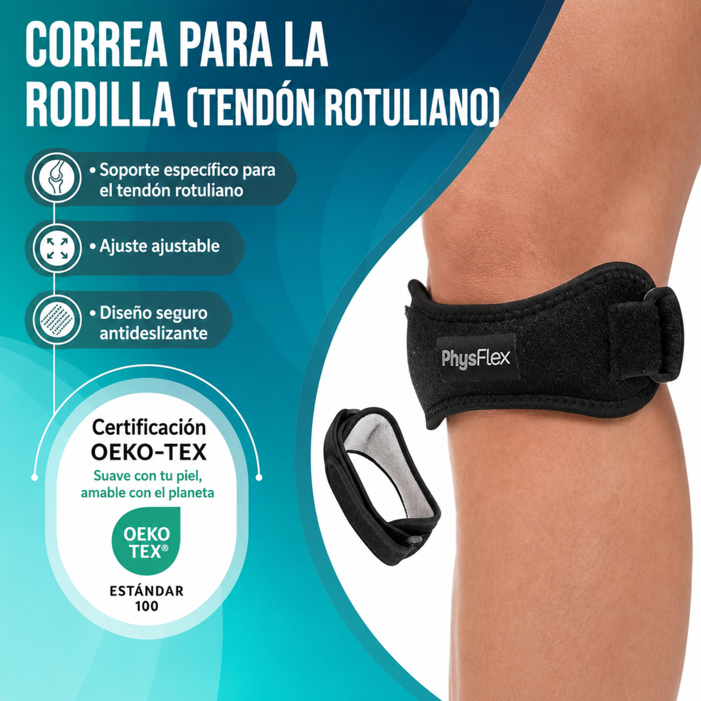 Alivia Dolor de Rodillas. PhysFlex
